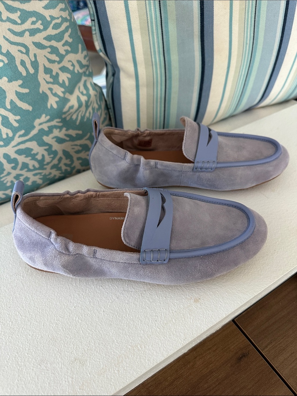FitFlop Allegro suede loafers lilac Sz 7.5 GREAT USED CONDITION Worn 4 times - Picture 10 of 13